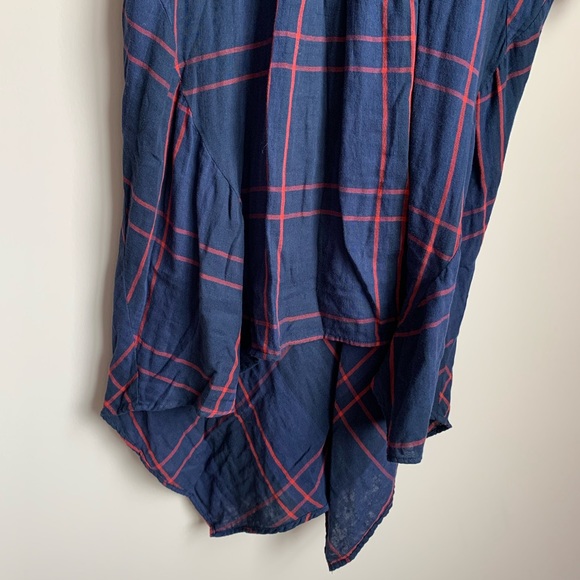 Anthro Isabella Sinclair Plaid Asymetrical Dress - Picture 6 of 10